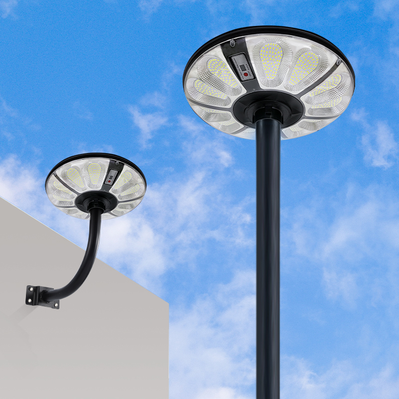 Ufo Solar Garden Light ແສງສະຫວ່າງ 360 ອົງສາທັງຫມົດໃນຫນຶ່ງແສງຕາເວັນ Street Light