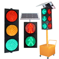  ແສງຕາເວັນ LED Traffic Stop Light Red/Green Stop and Go Light Industrial LED Traffic Signal Light