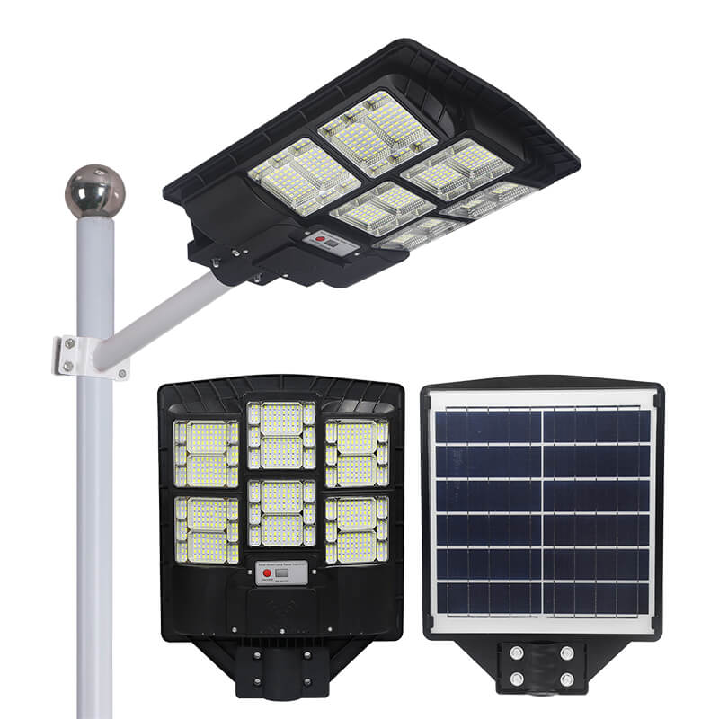 ກັນນ້ຳ 100w 200w 300w Integrated Led Solar Panel Light Street