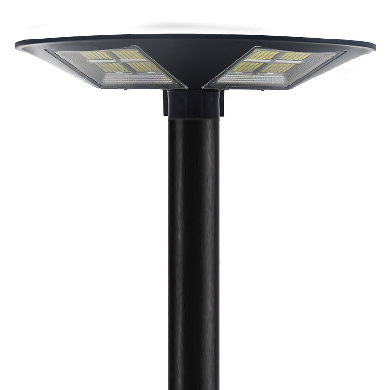  Round UFO 300W Led Solar Street Light ສໍາລັບສວນ, ເດີ່ນ, ເສັ້ນທາງ, ບ່ອນຈອດລົດ