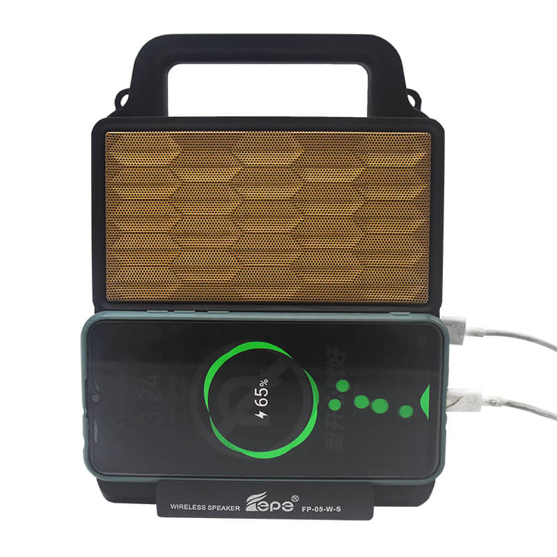 Portable Solar FM Radio Outdoor Bluetooth ລໍາໂພງແສງຕາເວັນ 