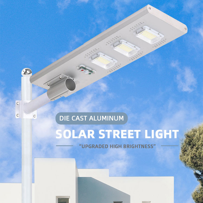 Motion Sensor Die Cast Aluminum 50w 100w 150w 200w 250w Integrated Solar Street Light