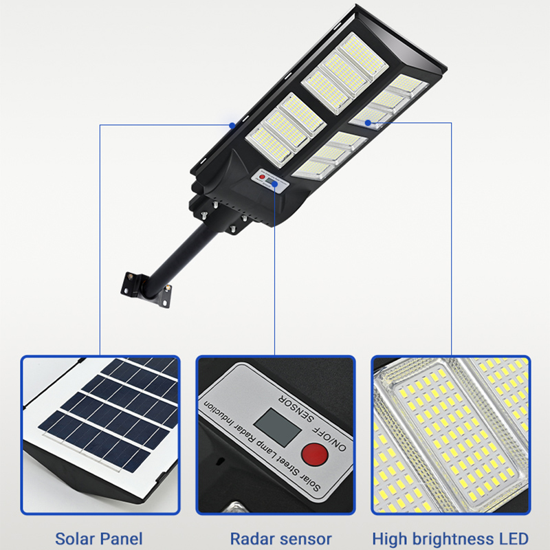 100w 200w 300w Integrated Solar Powered Street Light