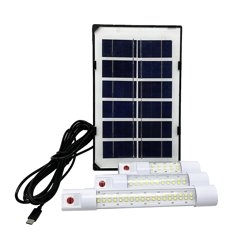 Outdoor Camping Solar Tube Light ໄຟສາຍໄຟແສງຕາເວັນສຸກເສີນ