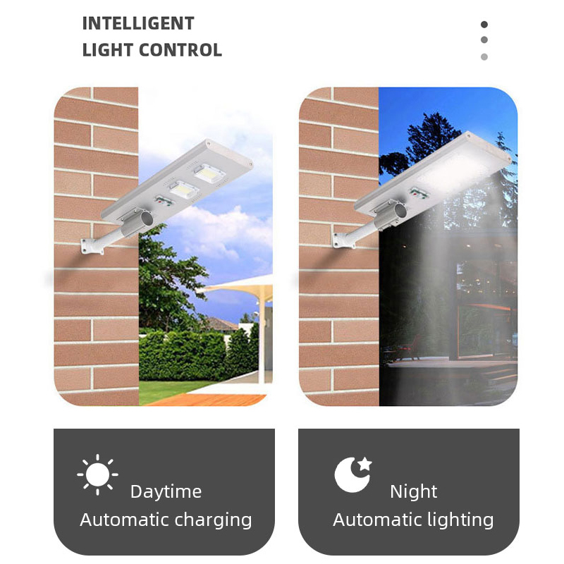 Motion Sensor Die Cast Aluminum 50w 100w 150w 200w 250w Integrated Solar Street Light