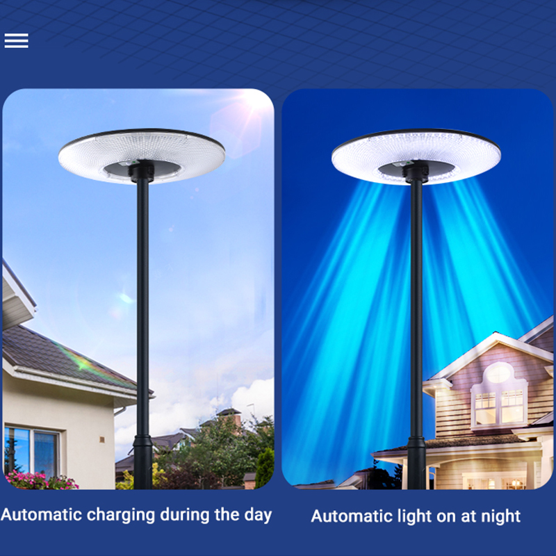 Waterproof Ufo Solar Garden Lights Outdoor 600w 800w Solar Powered Street Lights